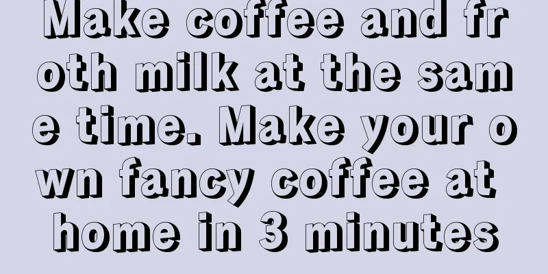 Make coffee and froth milk at the same time. Make your own fancy coffee at home in 3 minutes