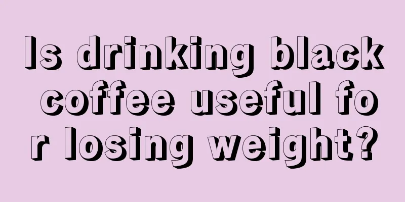 Is drinking black coffee useful for losing weight?