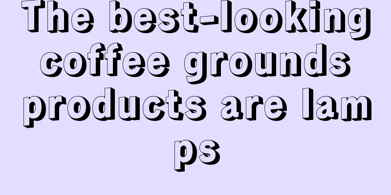 The best-looking coffee grounds products are lamps