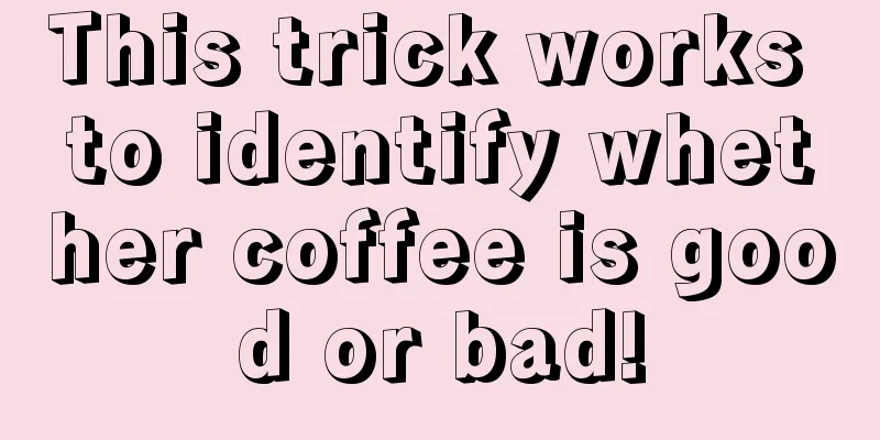 This trick works to identify whether coffee is good or bad!