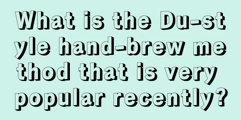 What is the Du-style hand-brew method that is very popular recently?