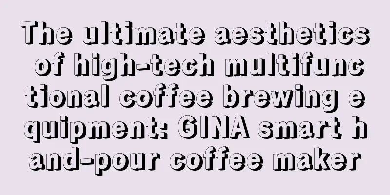 The ultimate aesthetics of high-tech multifunctional coffee brewing equipment: GINA smart hand-pour coffee maker