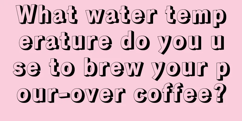 What water temperature do you use to brew your pour-over coffee?