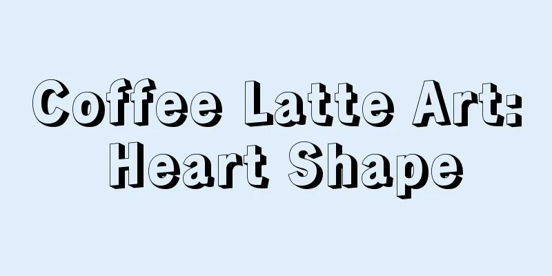 Coffee Latte Art: Heart Shape