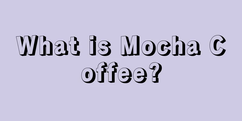 What is Mocha Coffee?