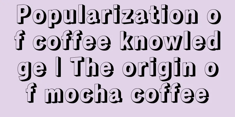 Popularization of coffee knowledge | The origin of mocha coffee