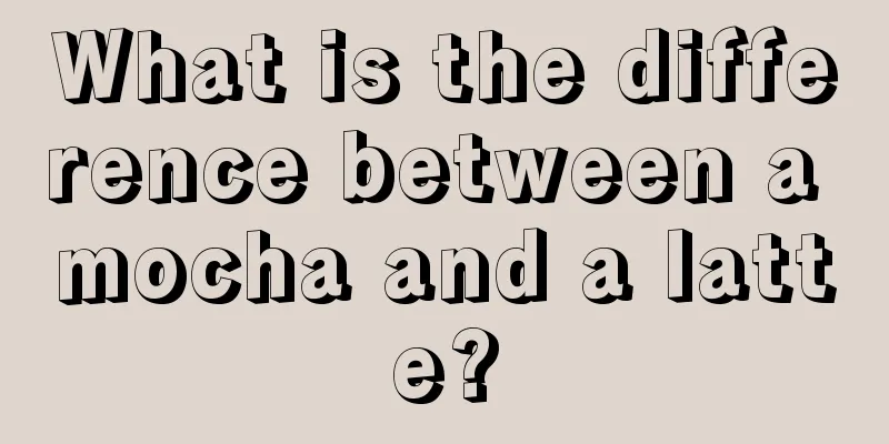 What is the difference between a mocha and a latte?