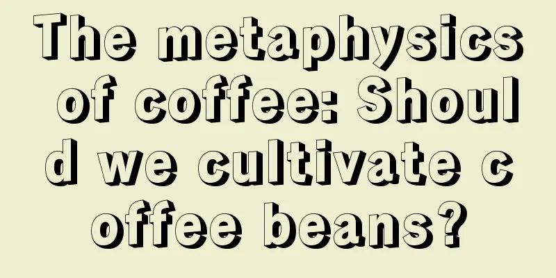 The metaphysics of coffee: Should we cultivate coffee beans?