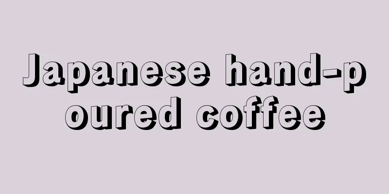 Japanese hand-poured coffee