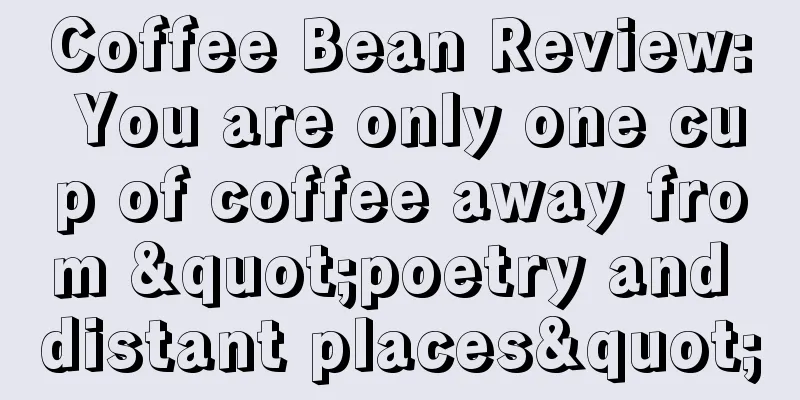 Coffee Bean Review: You are only one cup of coffee away from "poetry and distant places"