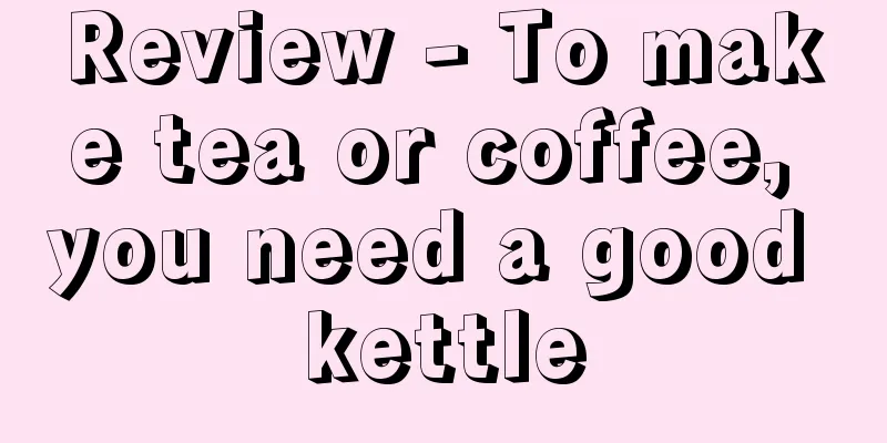 Review - To make tea or coffee, you need a good kettle