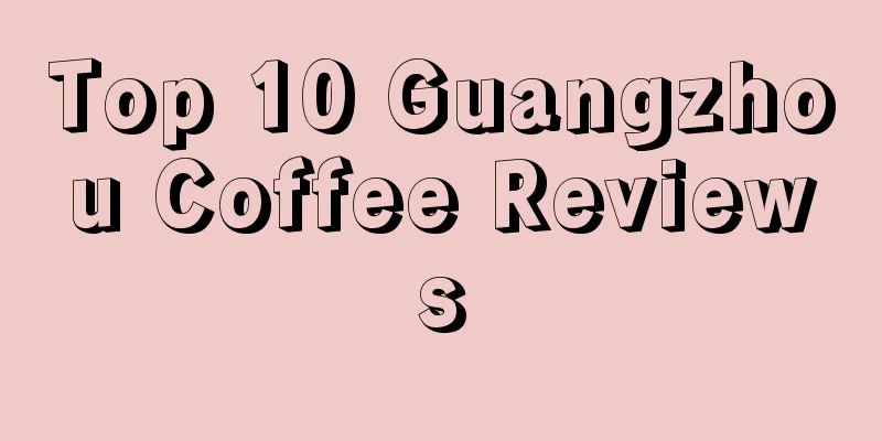 Top 10 Guangzhou Coffee Reviews