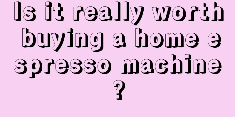 Is it really worth buying a home espresso machine?