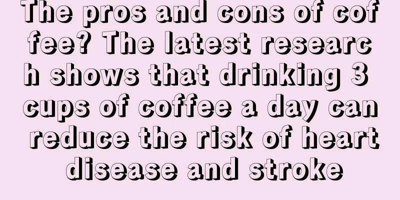 The pros and cons of coffee? The latest research shows that drinking 3 cups of coffee a day can reduce the risk of heart disease and stroke