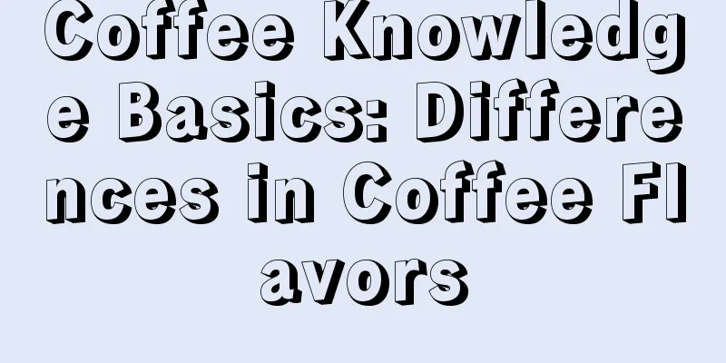 Coffee Knowledge Basics: Differences in Coffee Flavors