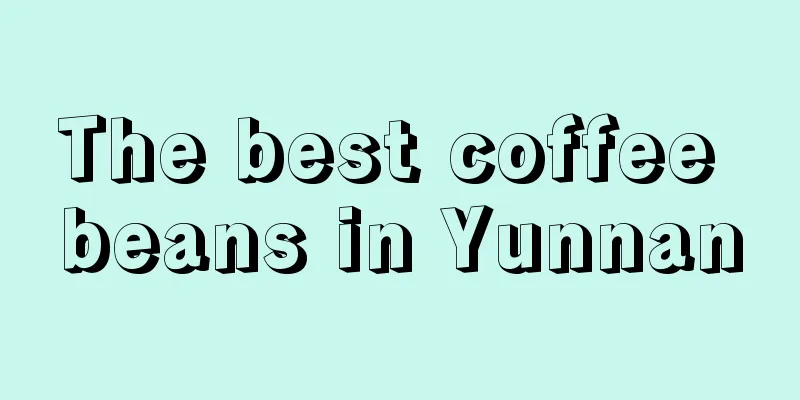 The best coffee beans in Yunnan