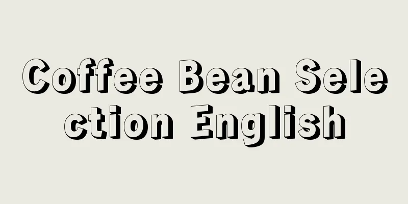 Coffee Bean Selection English