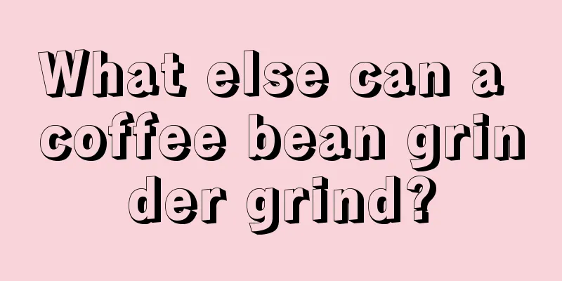 What else can a coffee bean grinder grind?