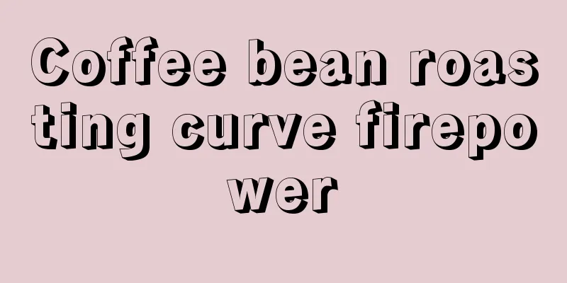 Coffee bean roasting curve firepower