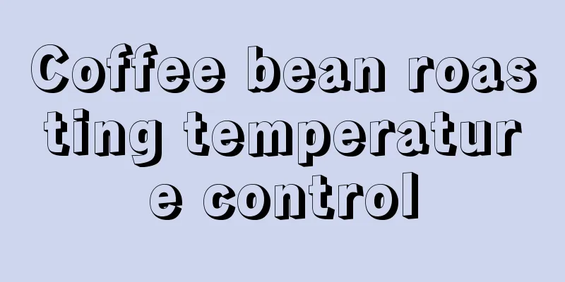 Coffee bean roasting temperature control