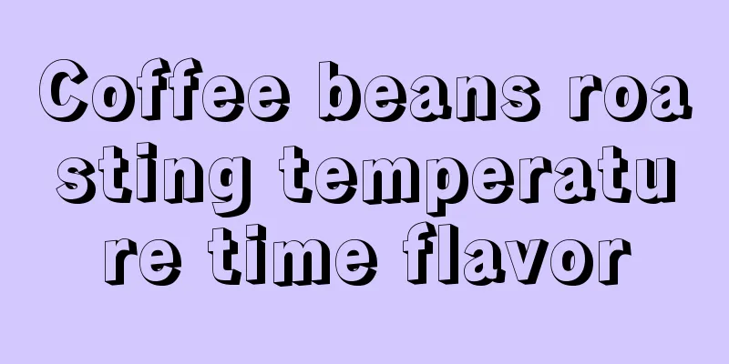 Coffee beans roasting temperature time flavor