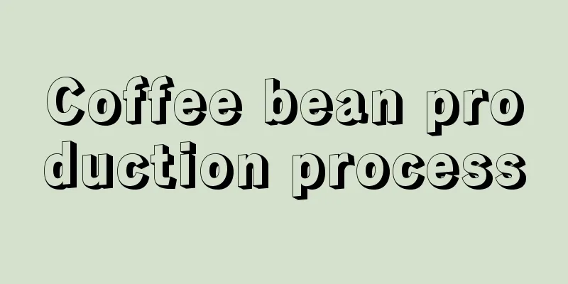 Coffee bean production process