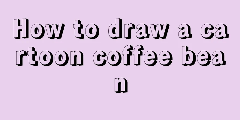 How to draw a cartoon coffee bean