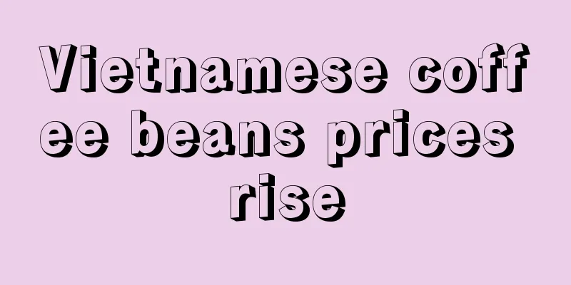 Vietnamese coffee beans prices rise