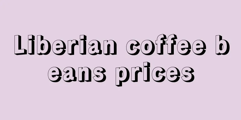 Liberian coffee beans prices