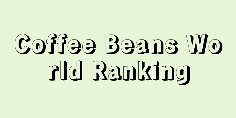 Coffee Beans World Ranking