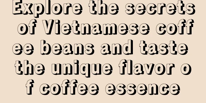 Explore the secrets of Vietnamese coffee beans and taste the unique flavor of coffee essence