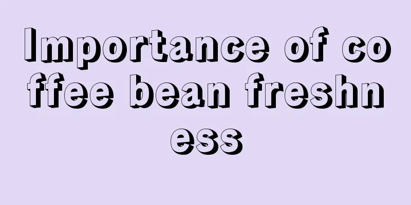 Importance of coffee bean freshness