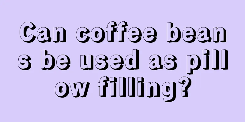 Can coffee beans be used as pillow filling?