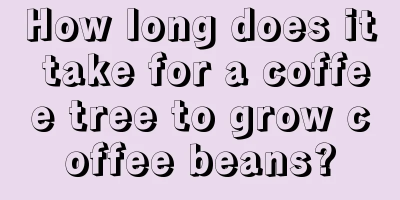 How long does it take for a coffee tree to grow coffee beans?