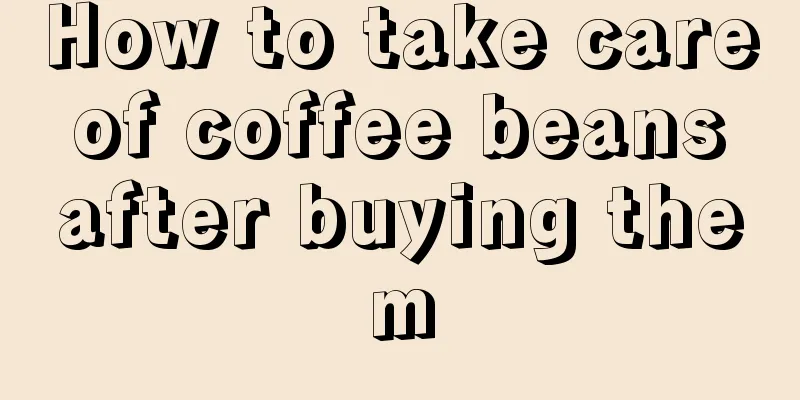 How to take care of coffee beans after buying them