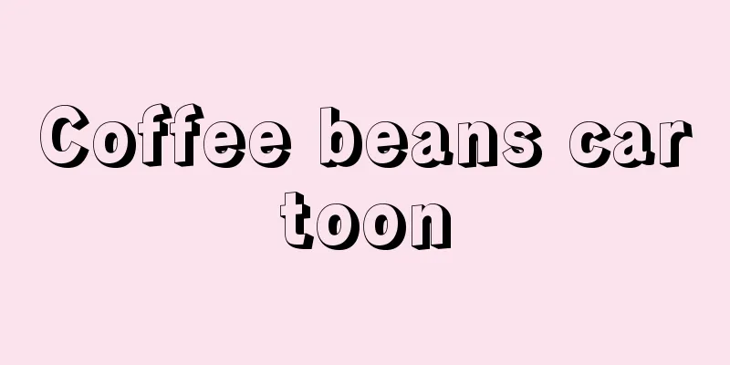 Coffee beans cartoon