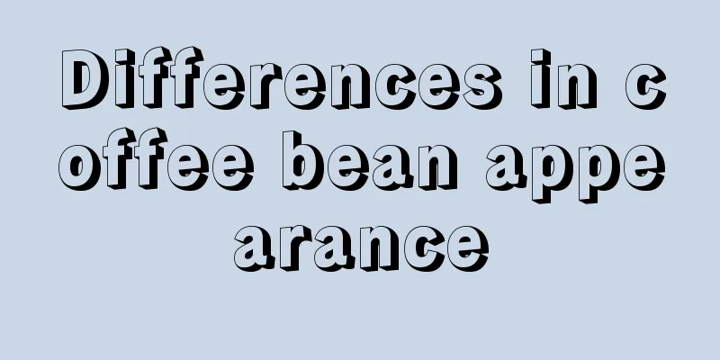 Differences in coffee bean appearance