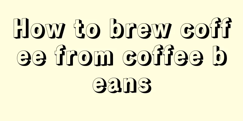 How to brew coffee from coffee beans