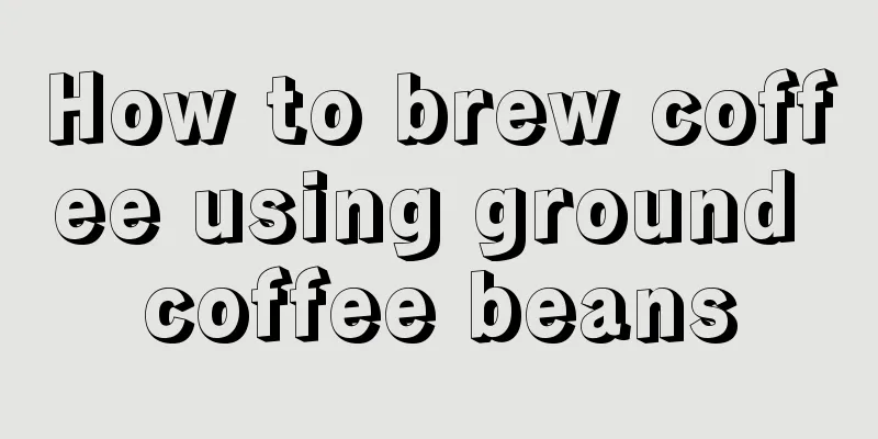 How to brew coffee using ground coffee beans