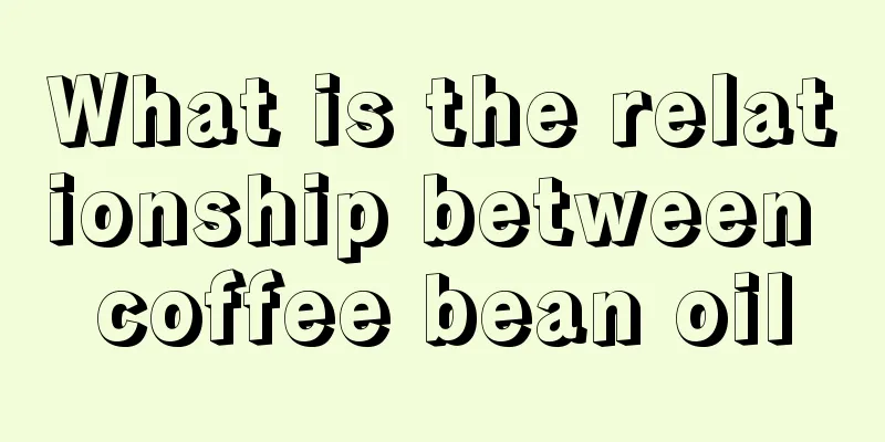 What is the relationship between coffee bean oil