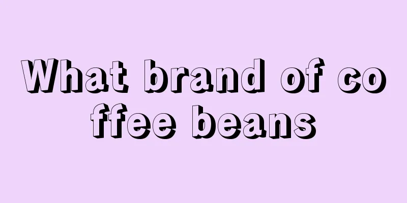 What brand of coffee beans