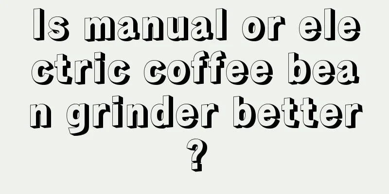 Is manual or electric coffee bean grinder better?