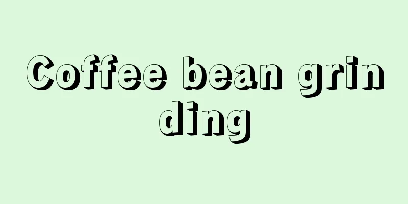 Coffee bean grinding