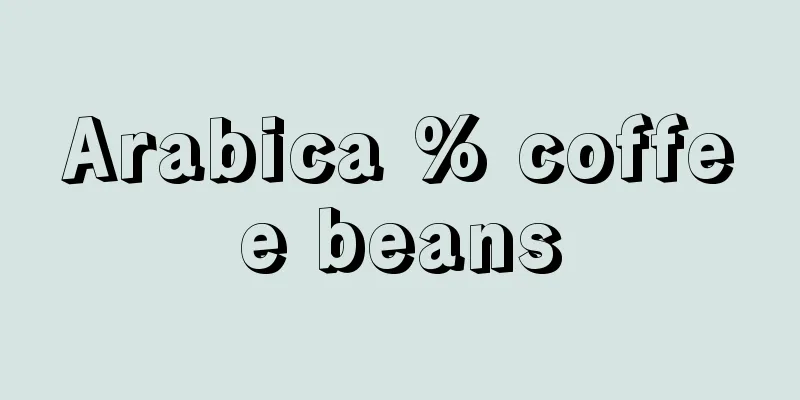 Arabica % coffee beans