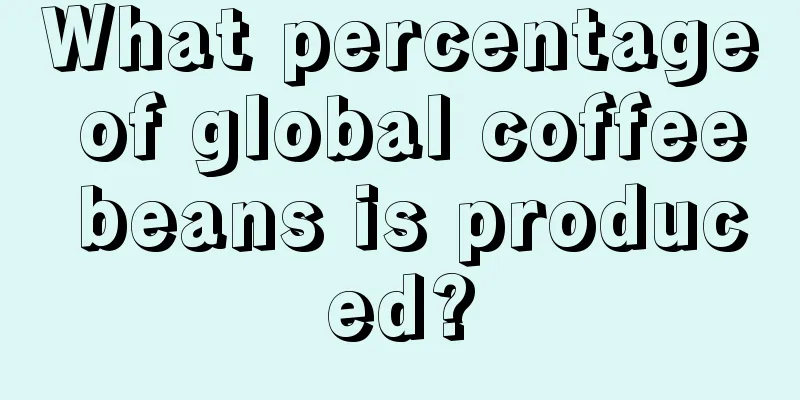 What percentage of global coffee beans is produced?