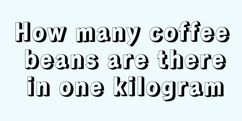 How many coffee beans are there in one kilogram