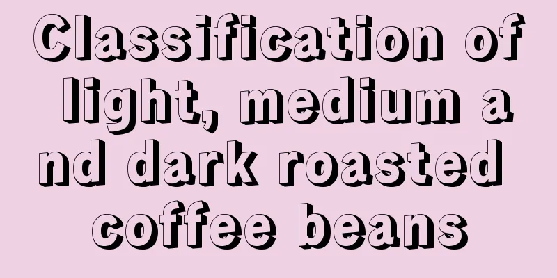 Classification of light, medium and dark roasted coffee beans