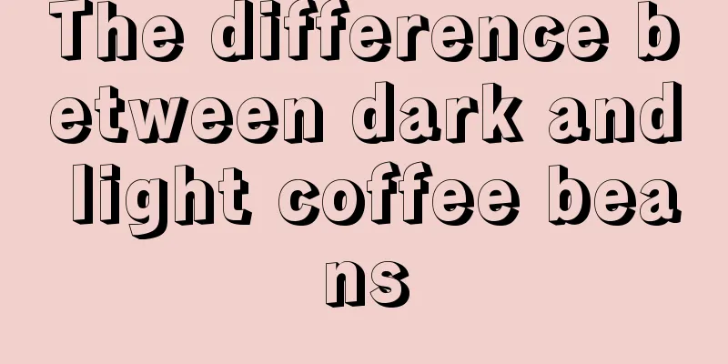 The difference between dark and light coffee beans