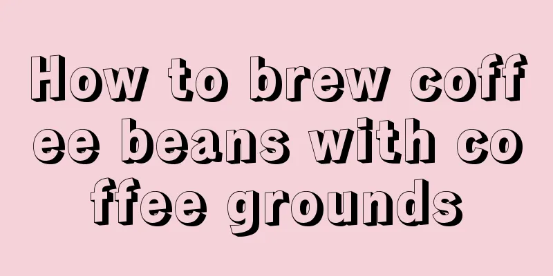 How to brew coffee beans with coffee grounds