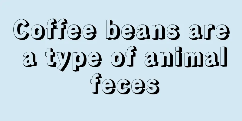 Coffee beans are a type of animal feces